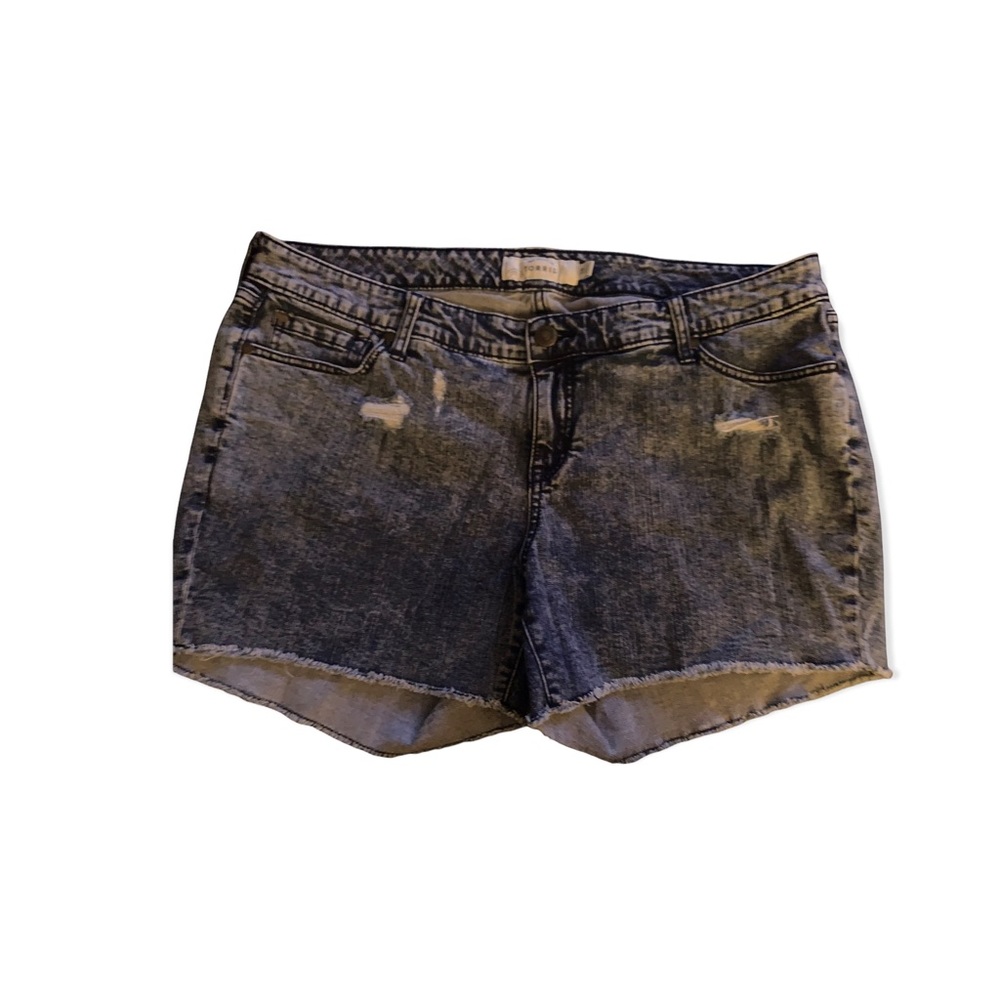 Torrid Distressed Denim Shorts